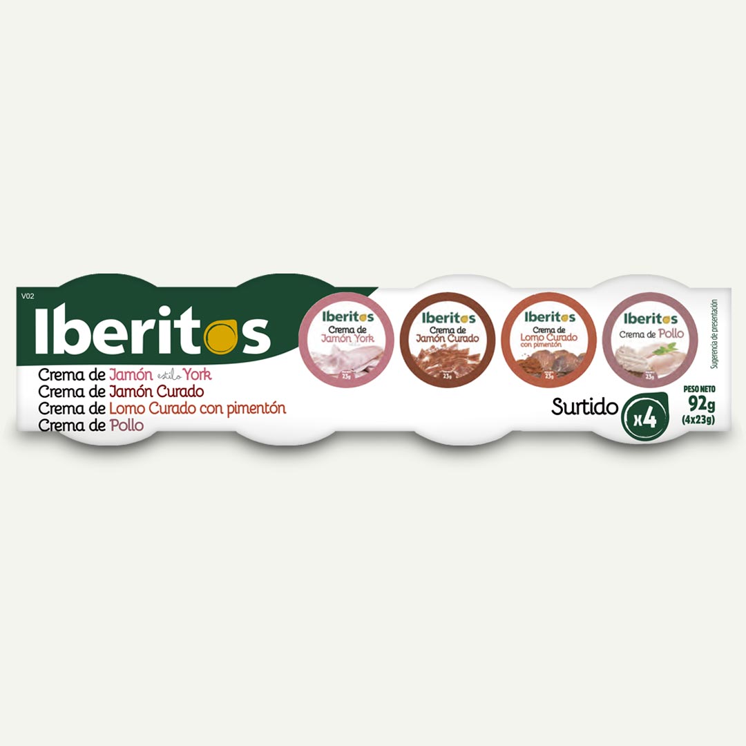 SURTIDO DE CREMAS IBERITOS 23G P-4