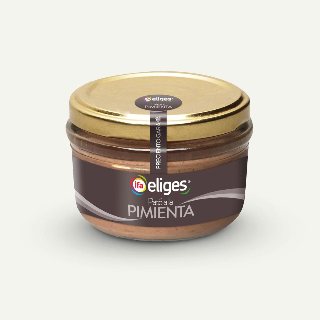 PATÉ A LA PIMIENTA IFA-ELIGES 125G