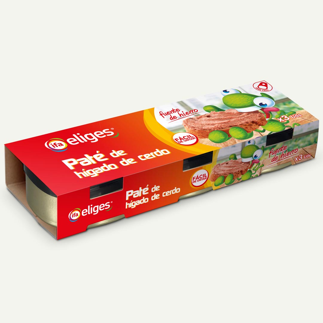 PATÉ DE HIGADO DE CERDO IFA-ELIGES 78G P-3