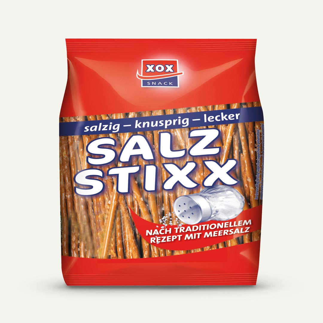 STICKS SALADOS XOX 250G