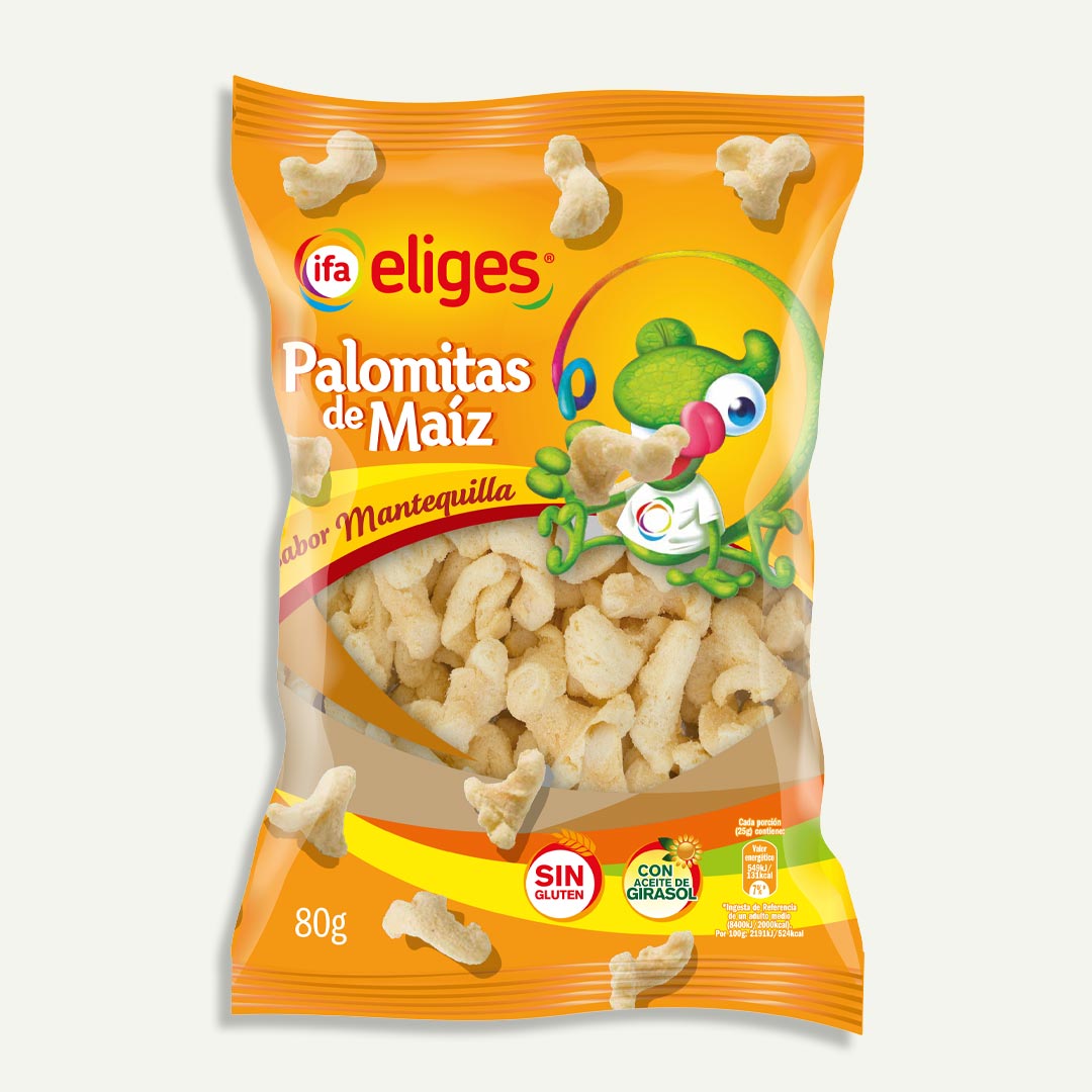 PALOMITAS MAÍZ MANTEQUILLA IFA-ELIGES 80G