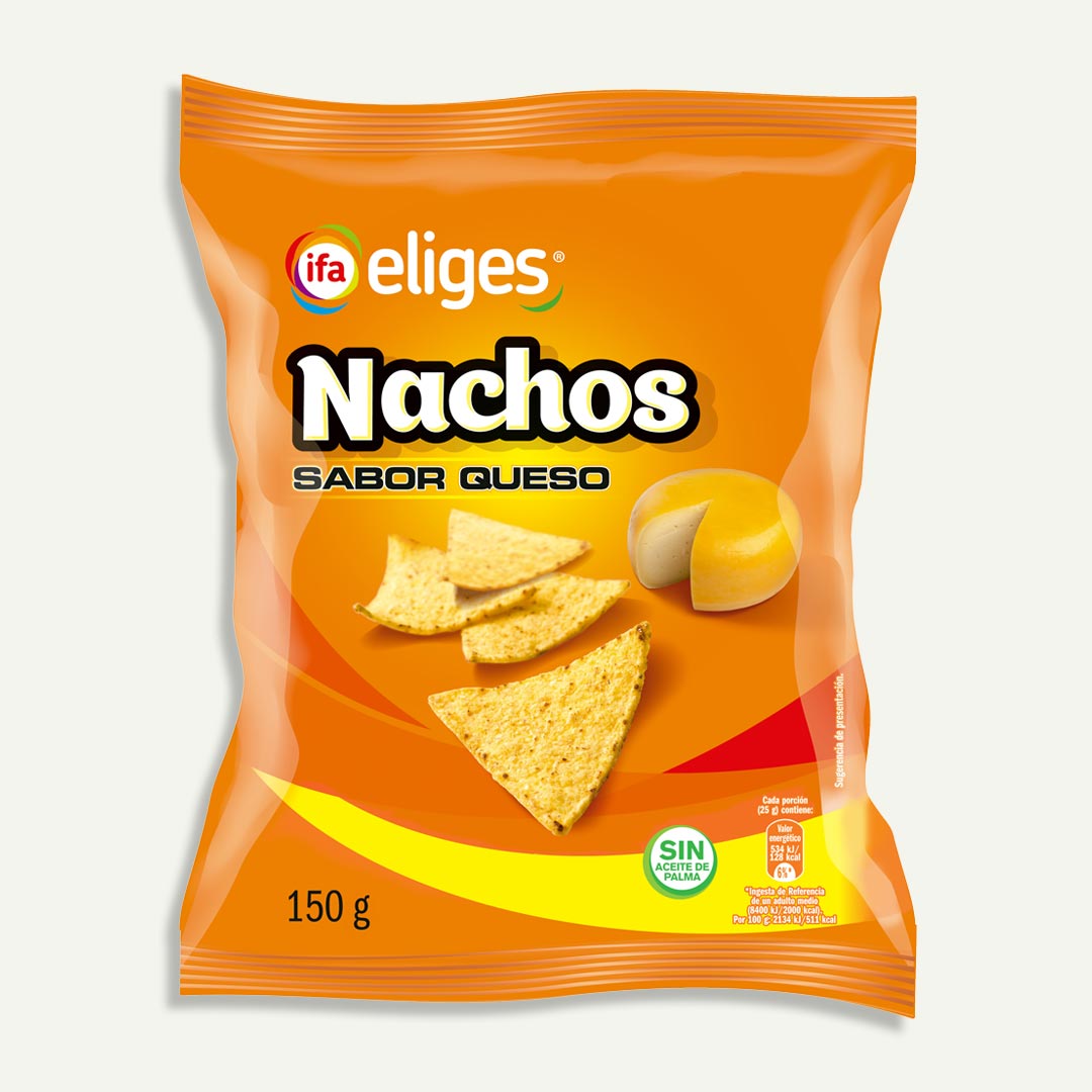NACHOS SABOR QUESO IFA-ELIGES 150G