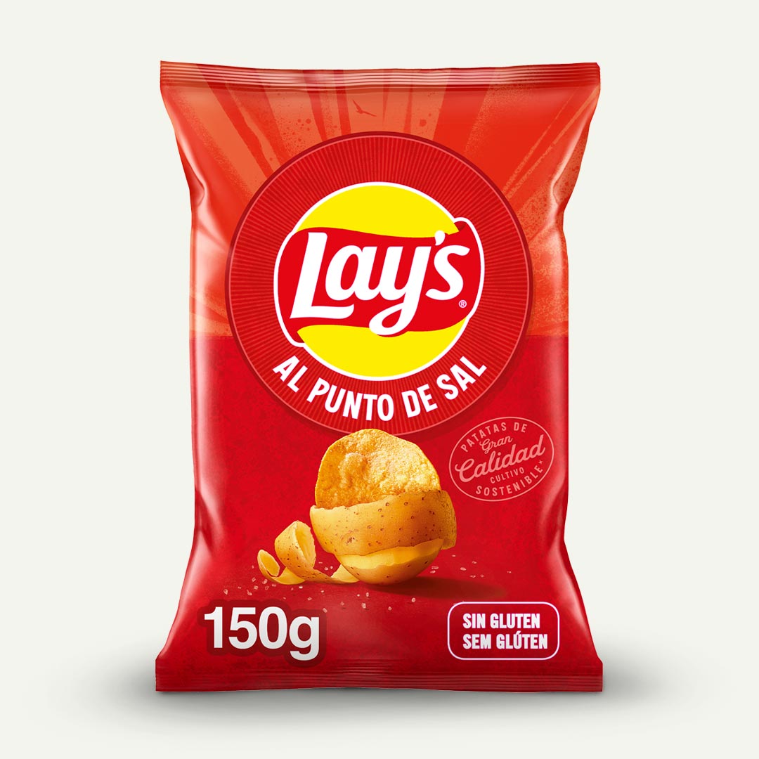 PATATAS FRITAS AL PUNTO DE SAL LAY'S 150G