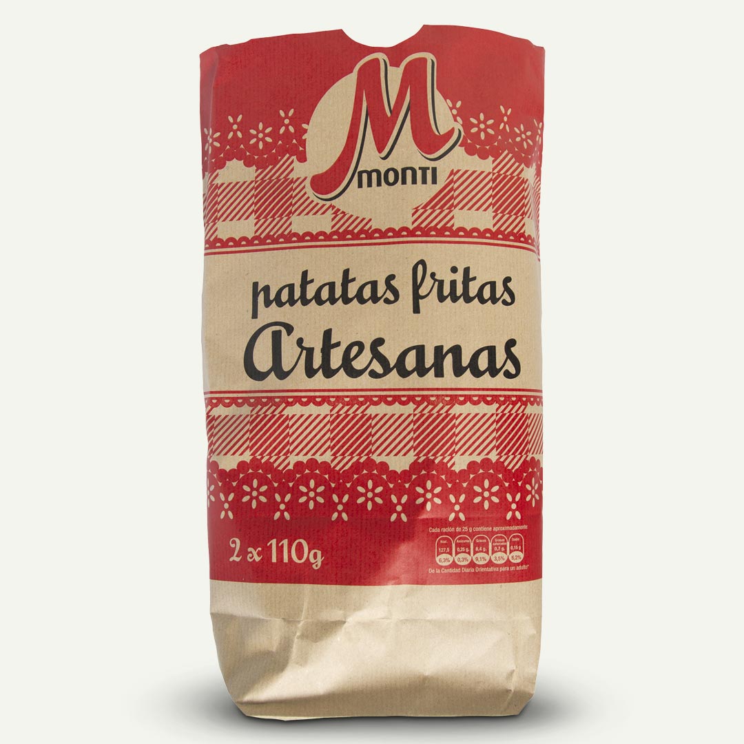 PATATAS FRITAS ARTESANAS MONTI 400G