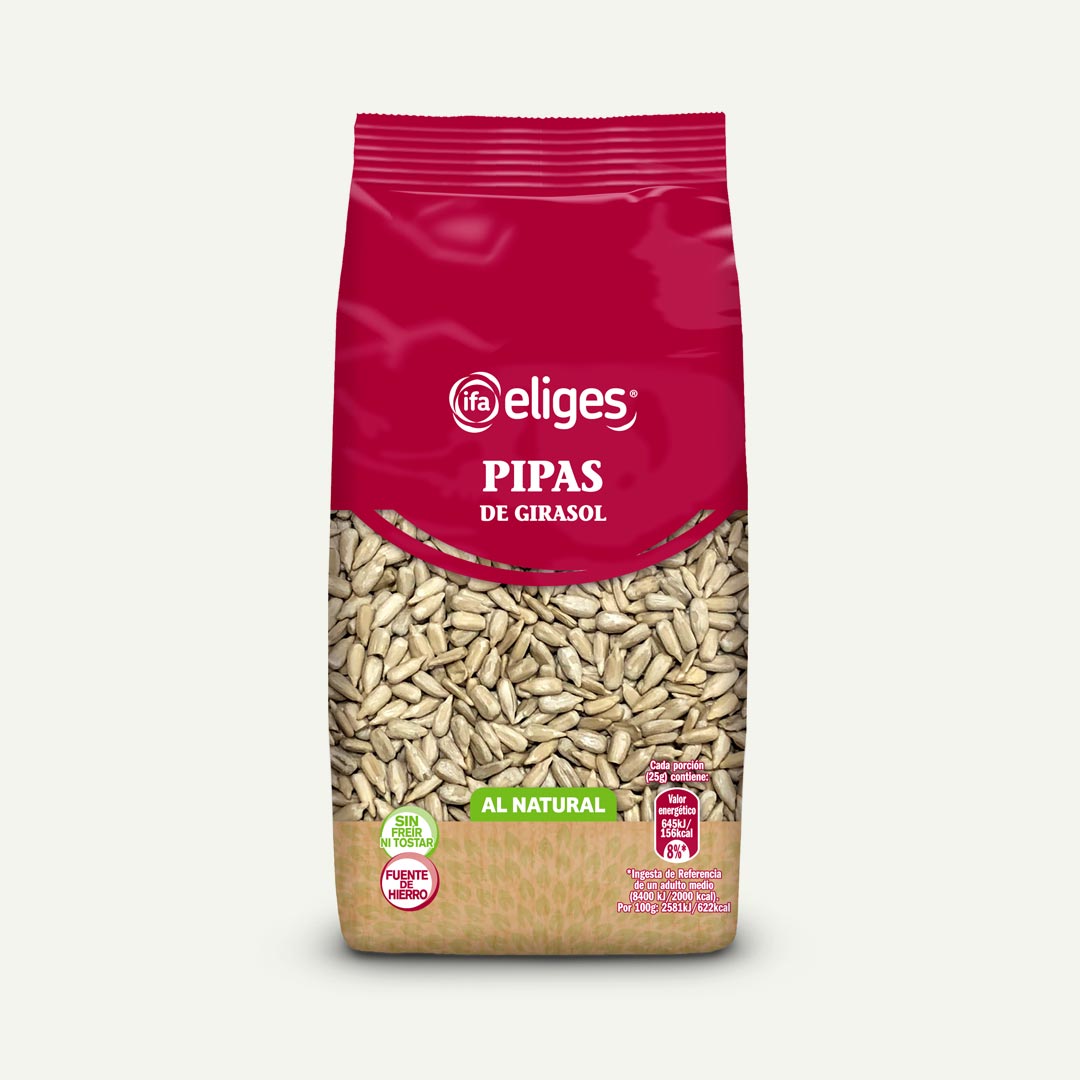PIPAS DE GIRASOL CRUDAS PELADAS IFA-ELIGES 200G