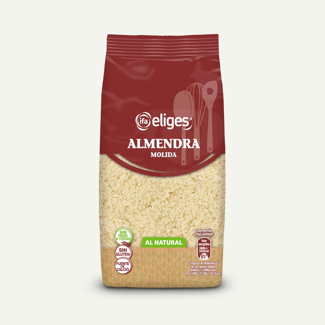 ALMENDRAS CRUDAS MOLIDA IFA-ELIGES 125G