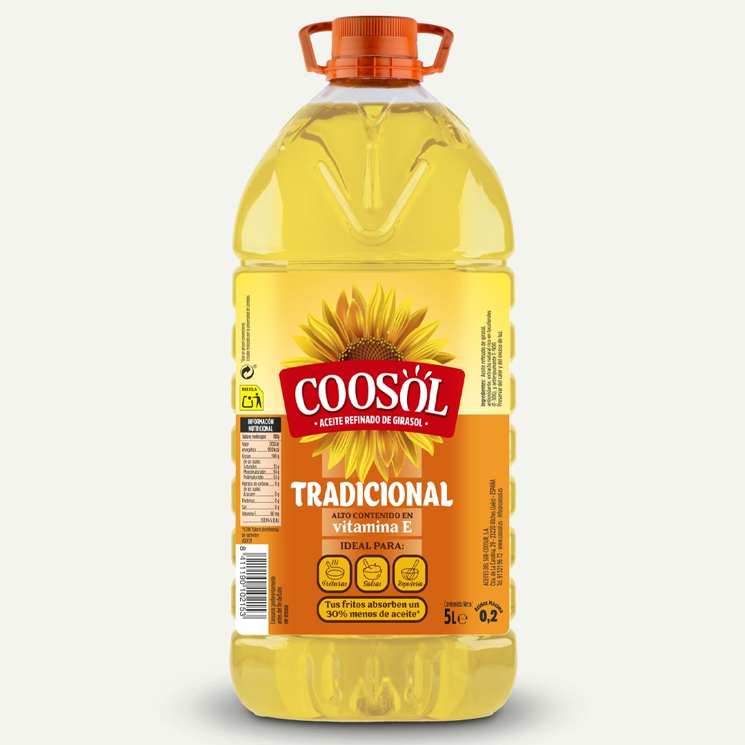 ACEITE DE GIRASOL REFINADO COOSOL 5L