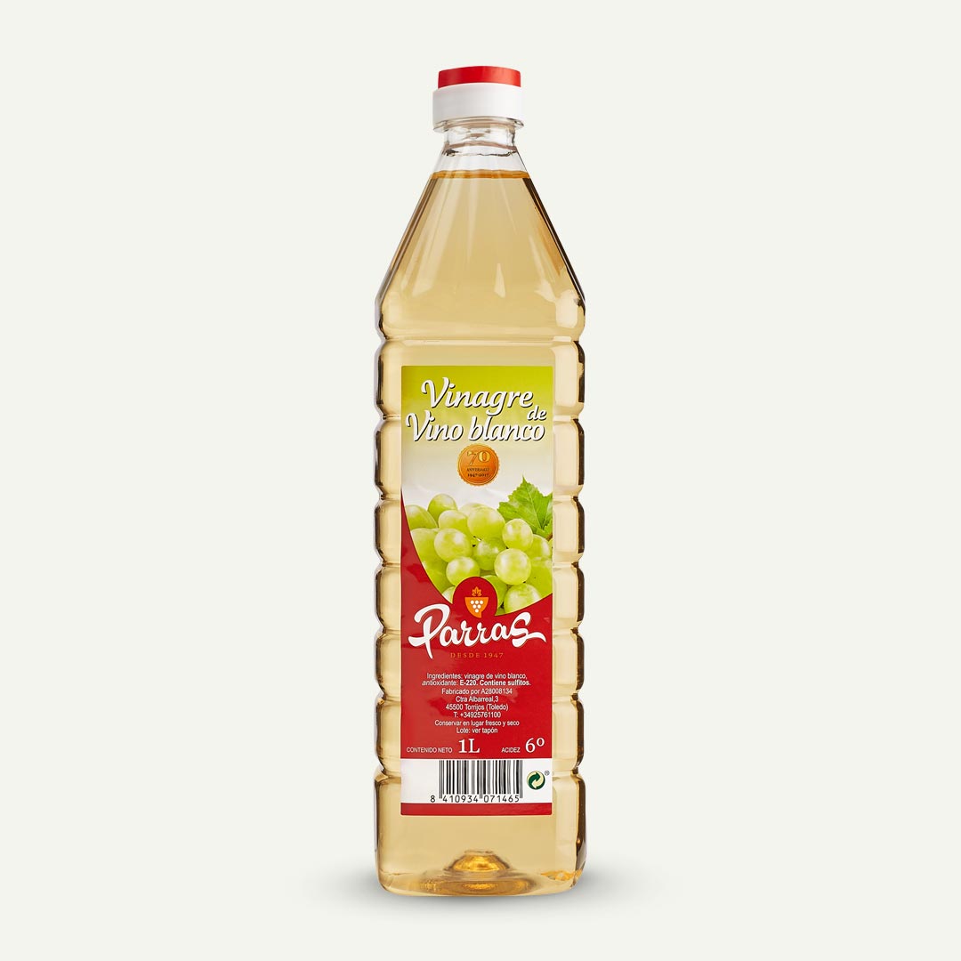 VINAGRE DE VINO BLANCO PARRAS 1L