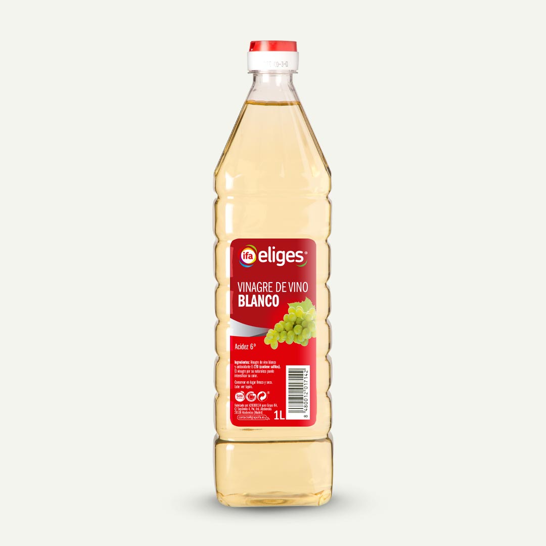 VINAGRE DE VINO BLANCO IFA-ELIGES 1L