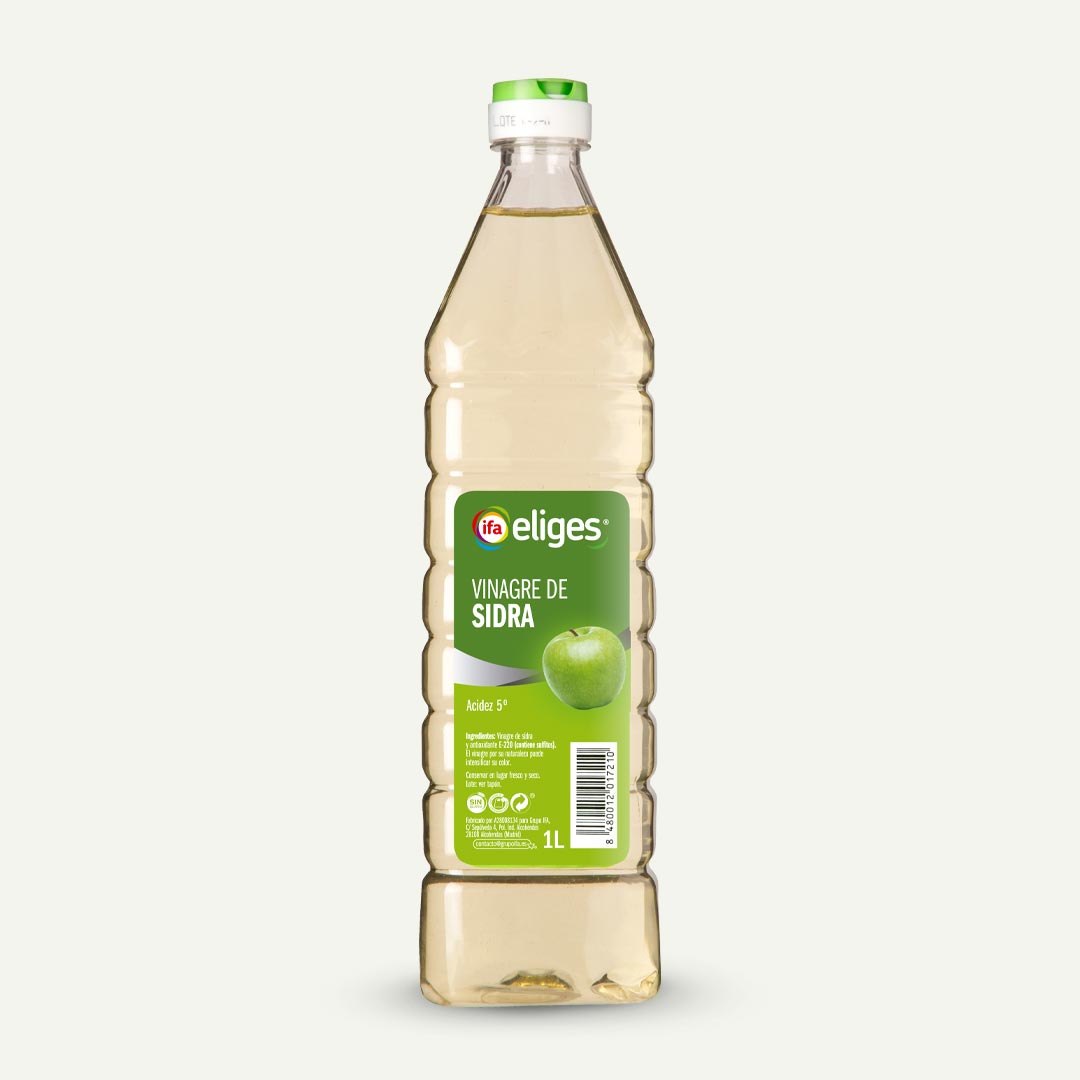 VINAGRE DE SIDRA MANZANA IFA-ELIGES 1L