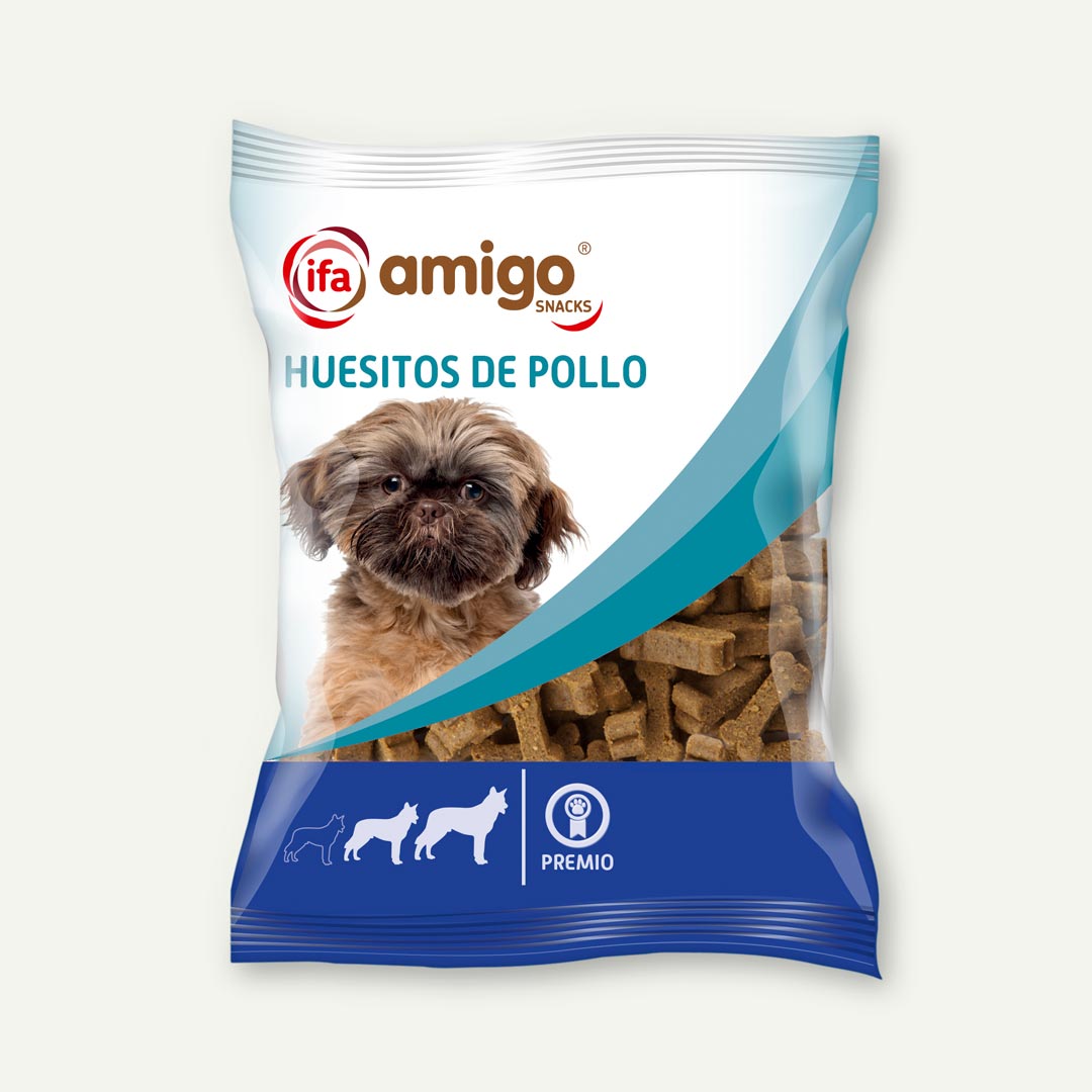 SNACKS PERRO HUESITO DE POLLO IFA AMIGO 60G