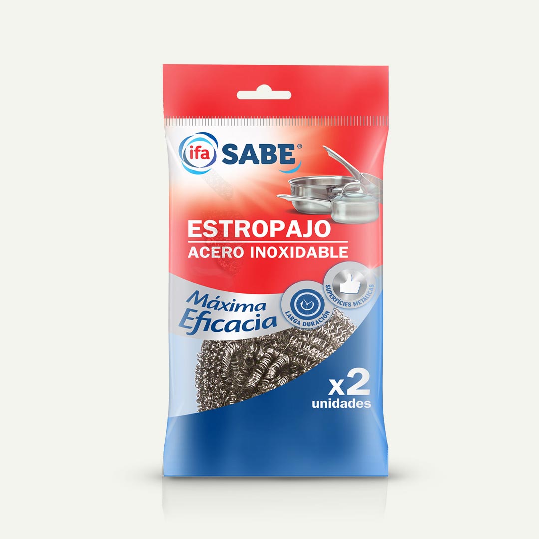ESTROPAJO ACERO INOXIDABLE IFA SABE 2U