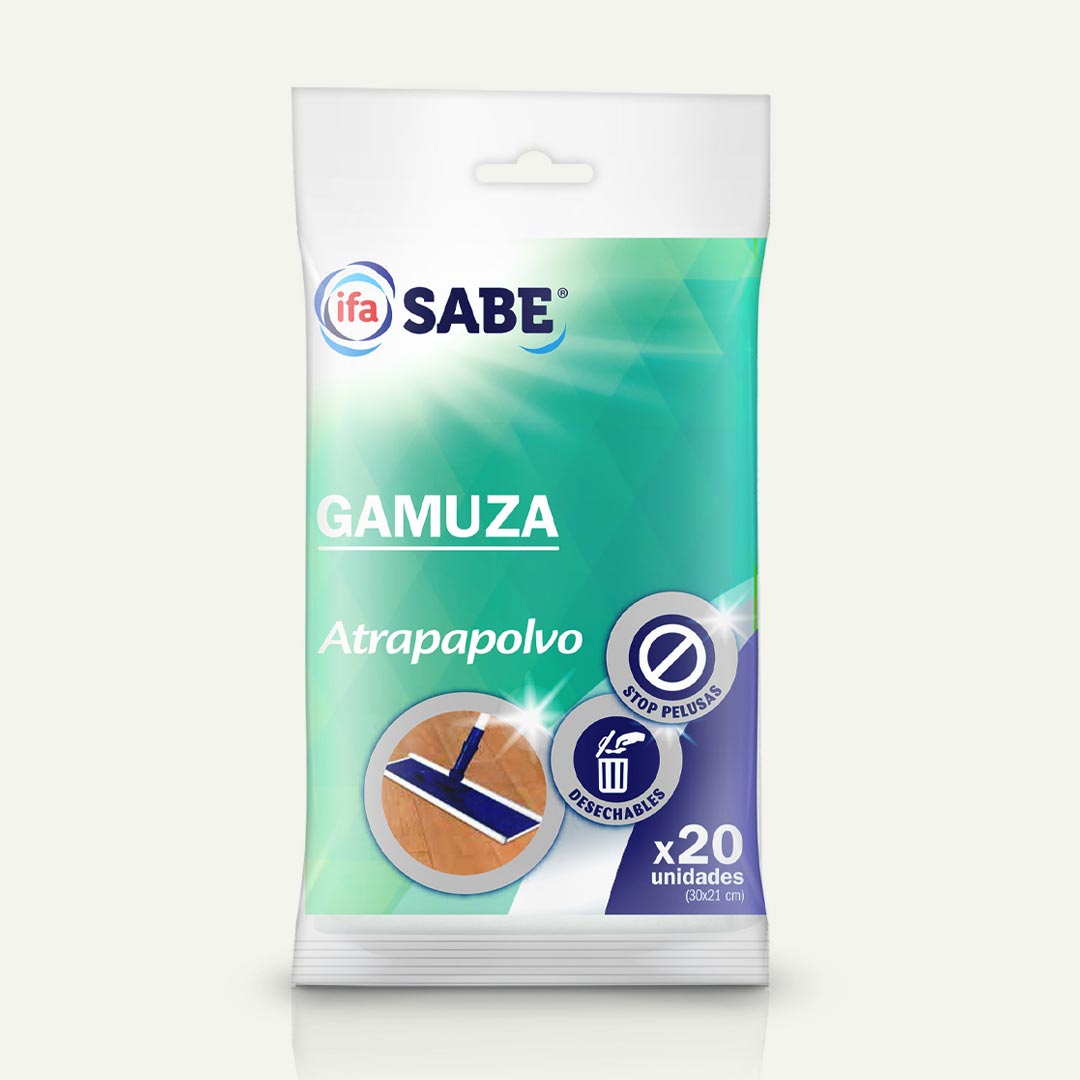GAMUZA ATRAPAPOLVO 21X30CM IFA SABE 20U