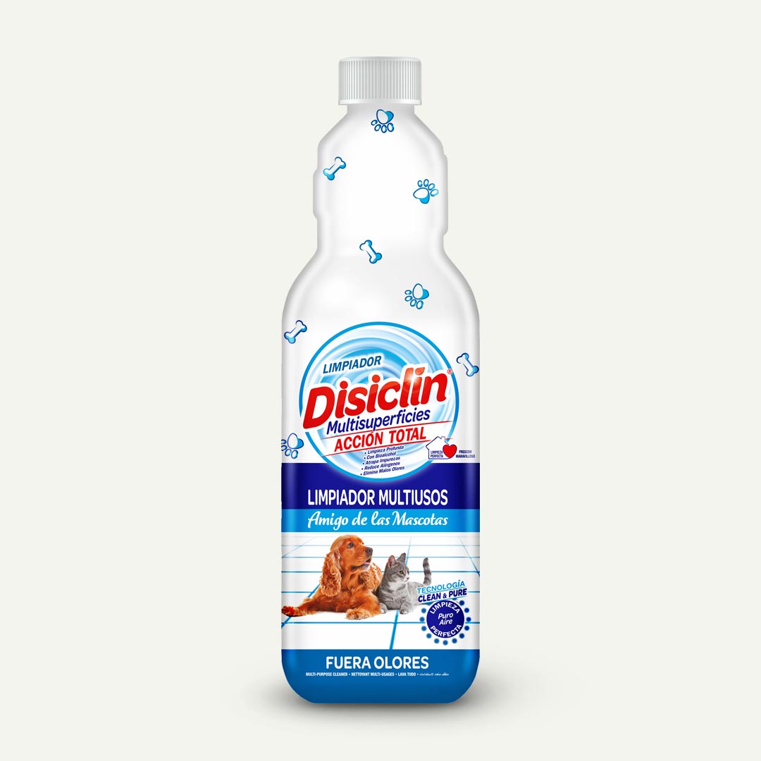 LIMPIADOR MULTIUSOS MASCOTAS DISICLIN 1L
