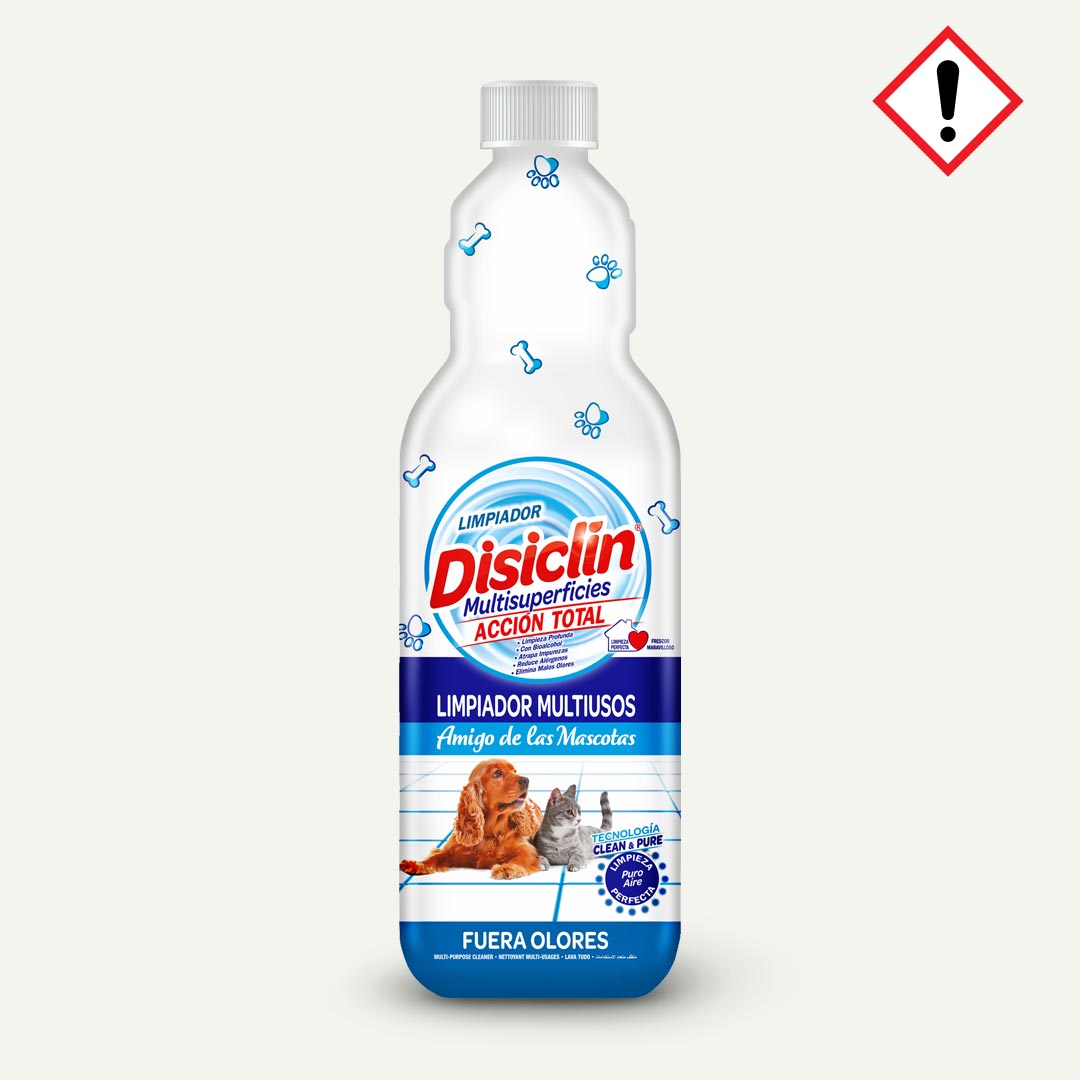 LIMPIADOR MULTIUSOS MASCOTAS DISICLIN 1L