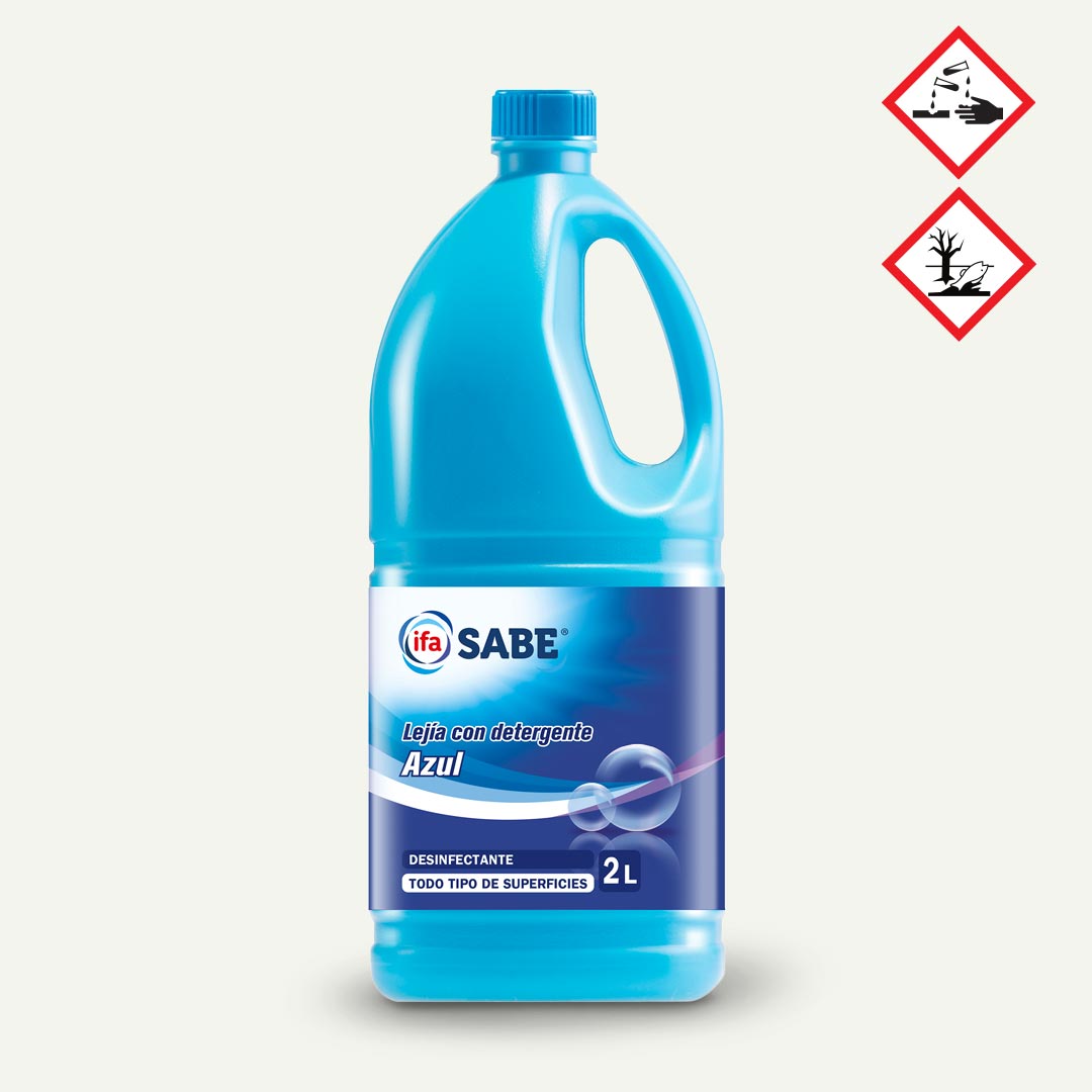 LEJÍA CON DETERGENTE AZUL IFA-SABE 2L