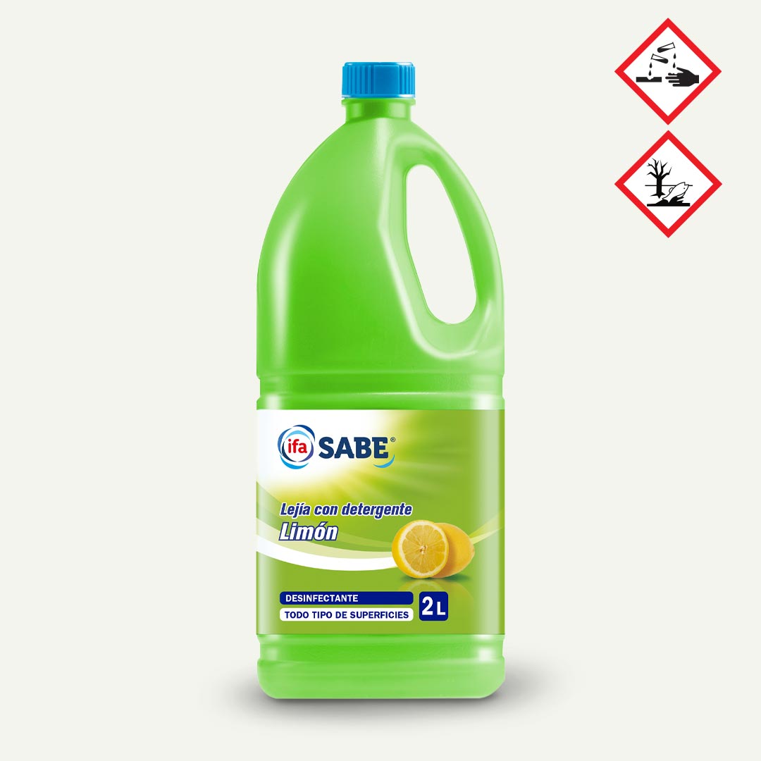 LEJÍA CON DETERGENTE LIMÓN IFA-SABE 2L