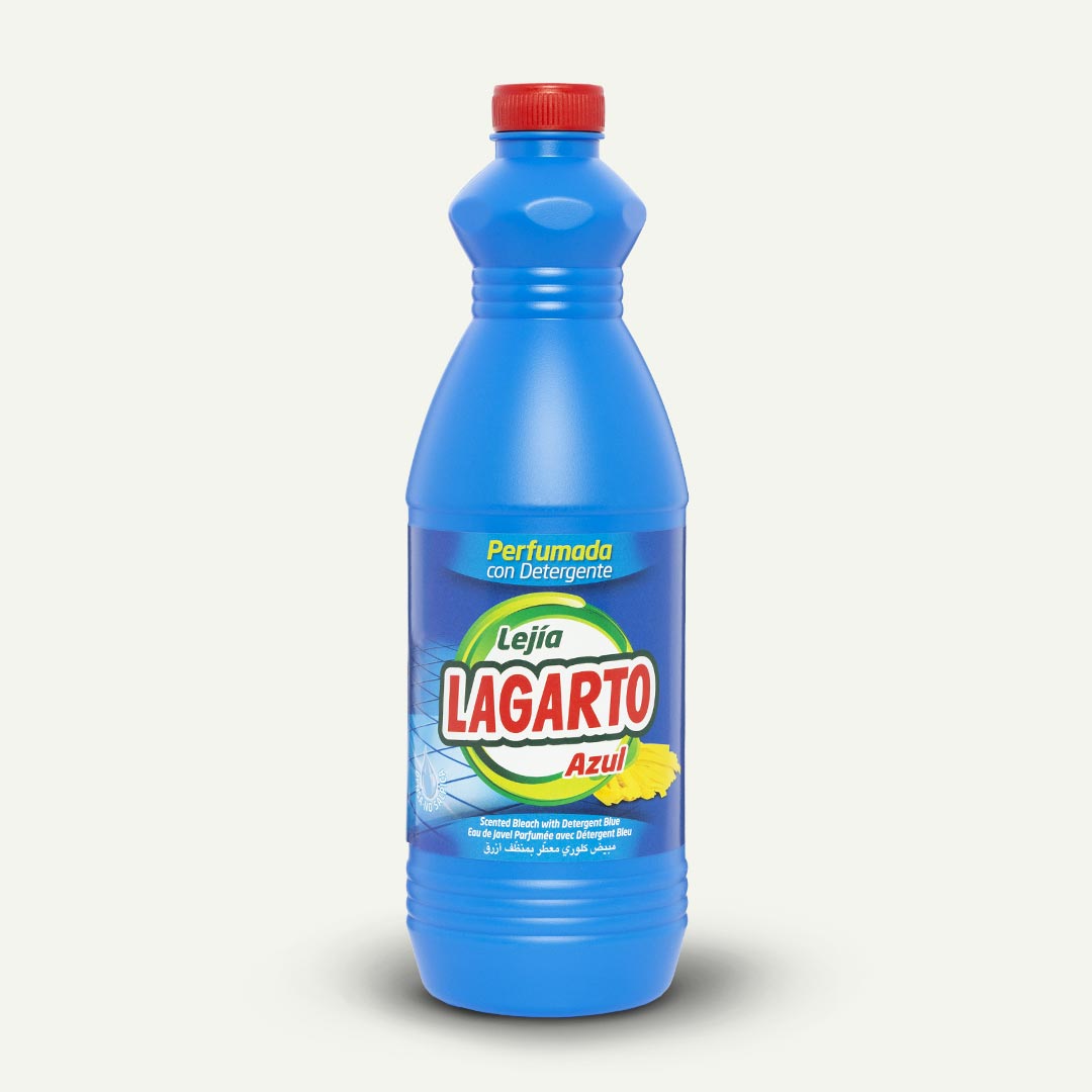 LEJIA CON DETERGENTE PERFUMADA AZUL LAGARTO 1.5L