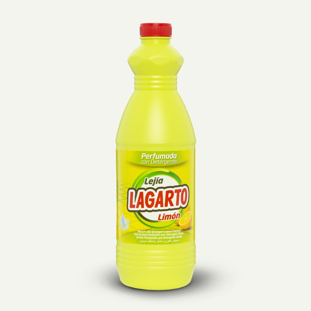 LEJIA CON DETERGENTE PERFUMADA LIMON LAGARTO 1.5L