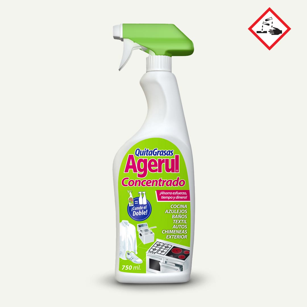 QUITAGRASAS CONCENTRADO SPRAY AGERUL 750ML