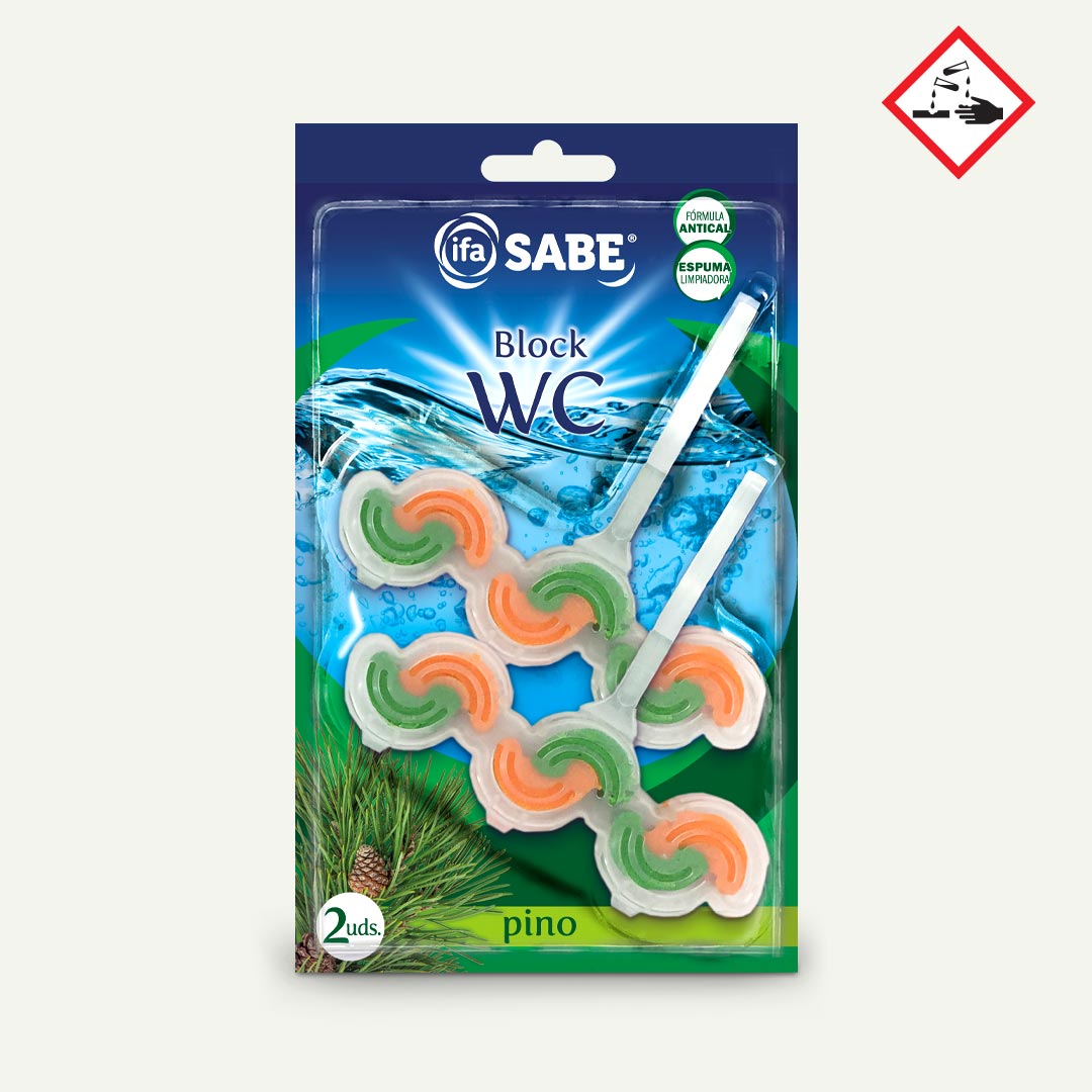 DESINFECTANTE WC COLGADOR PINO IFA-SABE 2 UDS