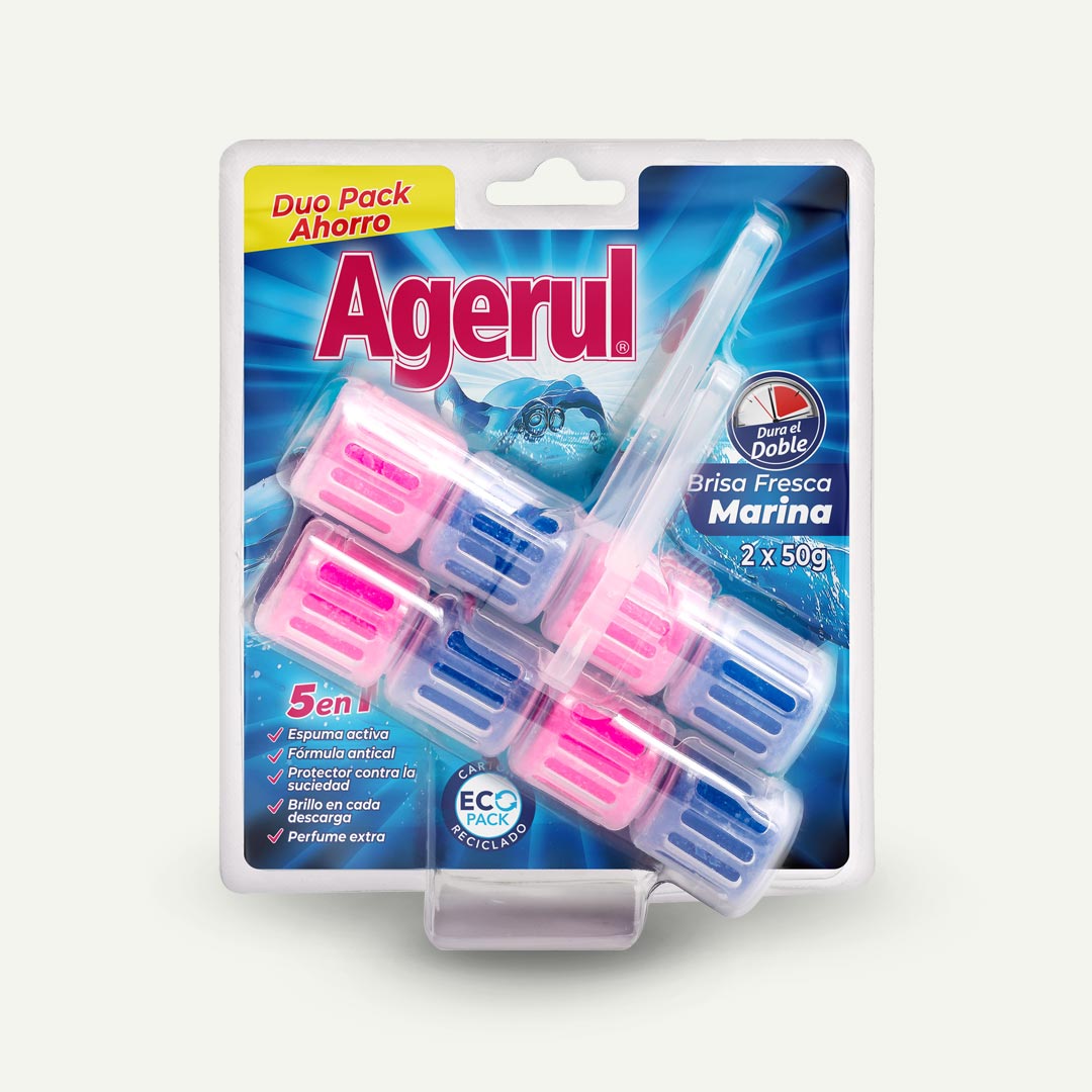 DESINFECTANTE WC COLGADOR BRISA MARINA AGERUL 2U