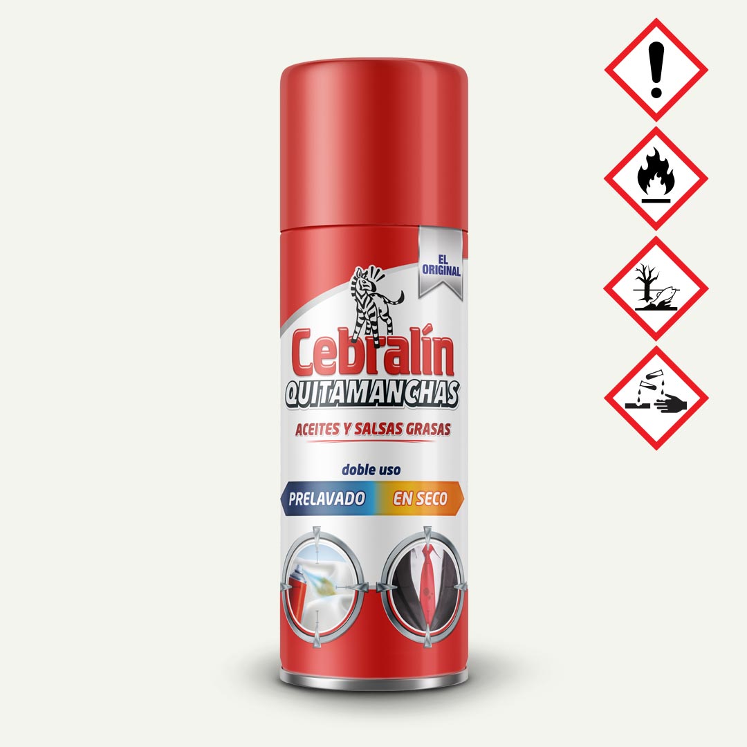 QUITAMANCHAS PARA ROPA SPRAY CEBRALIN 200ML