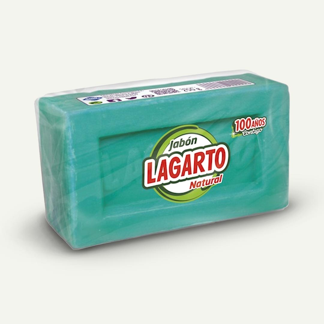JABON NATURAL VERDE PASTILLA LAGARTO 250G