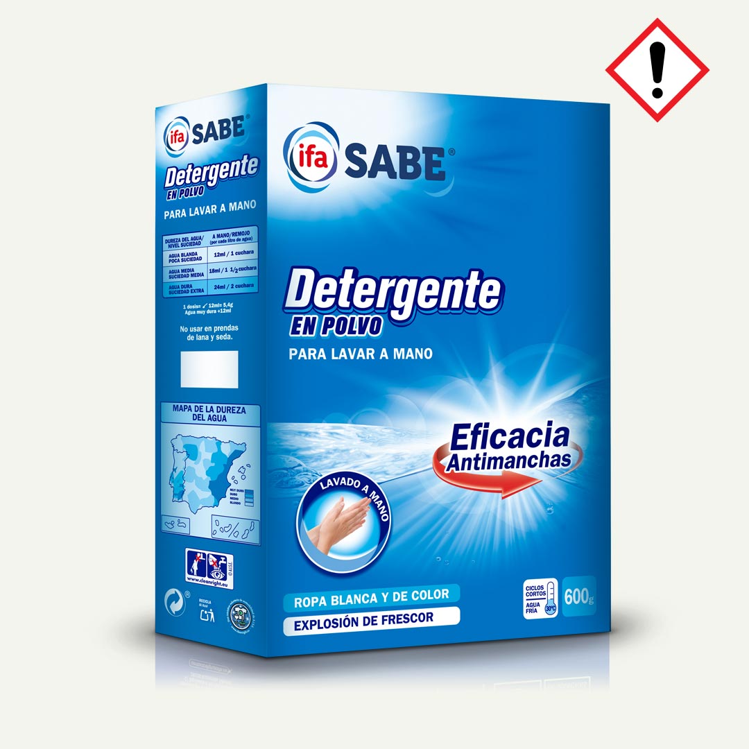 DETERGENTE LAVADO A MANO EN POLVO IFA SABE 600G