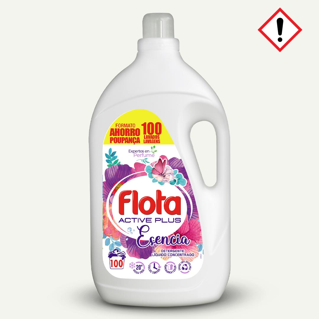 DETERGENTE LIQUIDO ESENCIA 5L FLOTA 100 LAVADOS