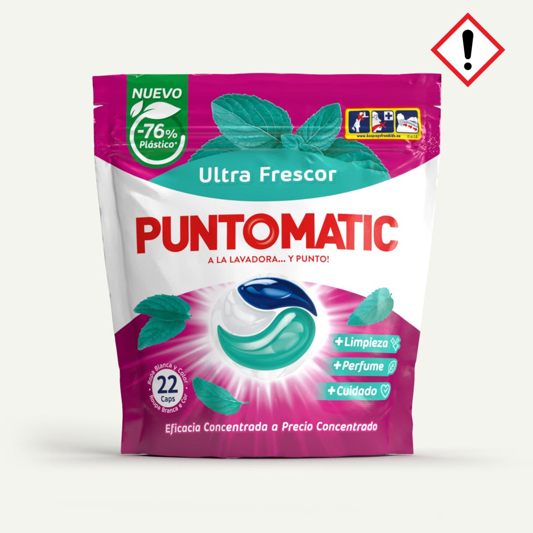 DETERGENTE ULTRA FRESCOR PUNTOMATIC 22 CAPSULAS