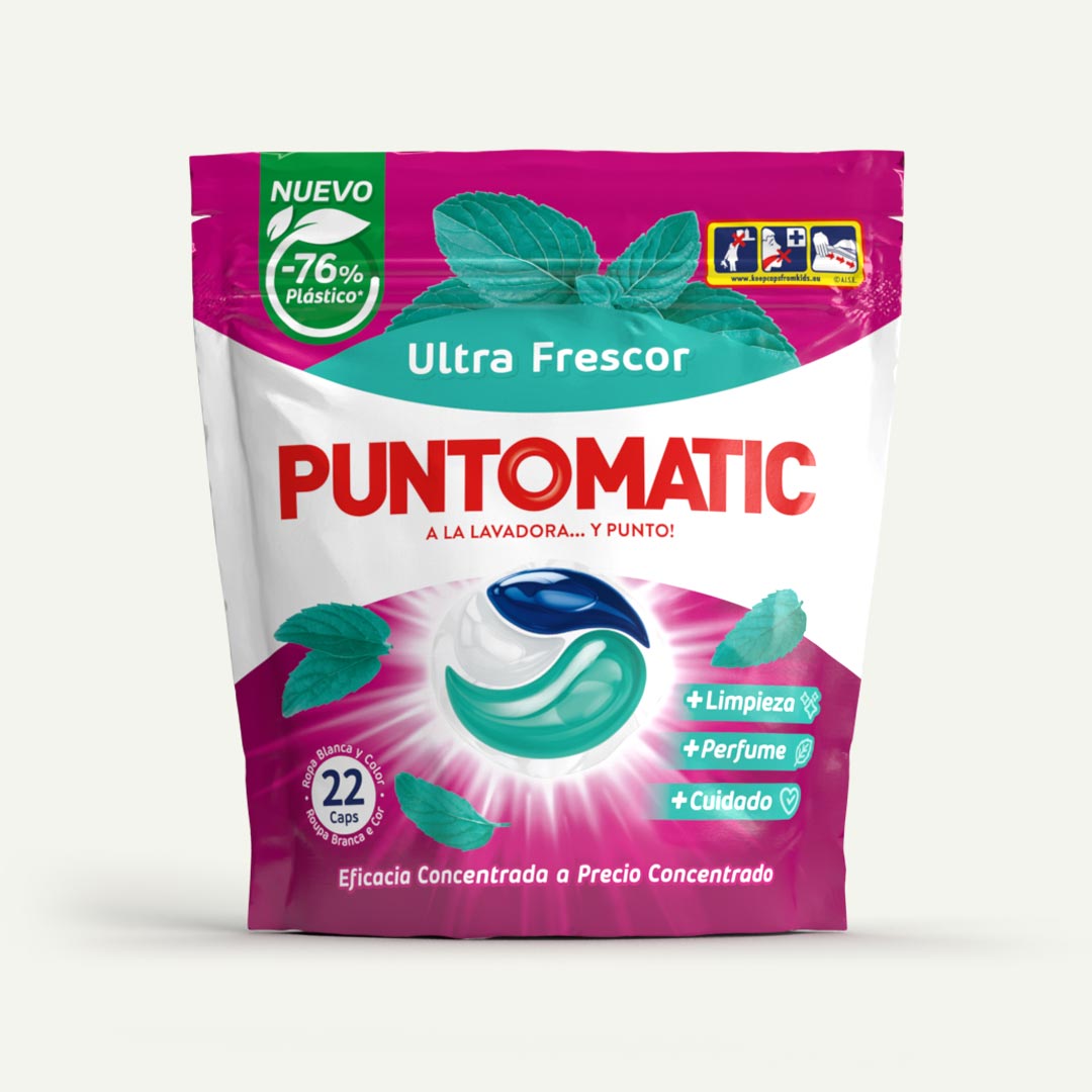 DETERGENTE ULTRA FRESCOR PUNTOMATIC 22 CAPSULAS