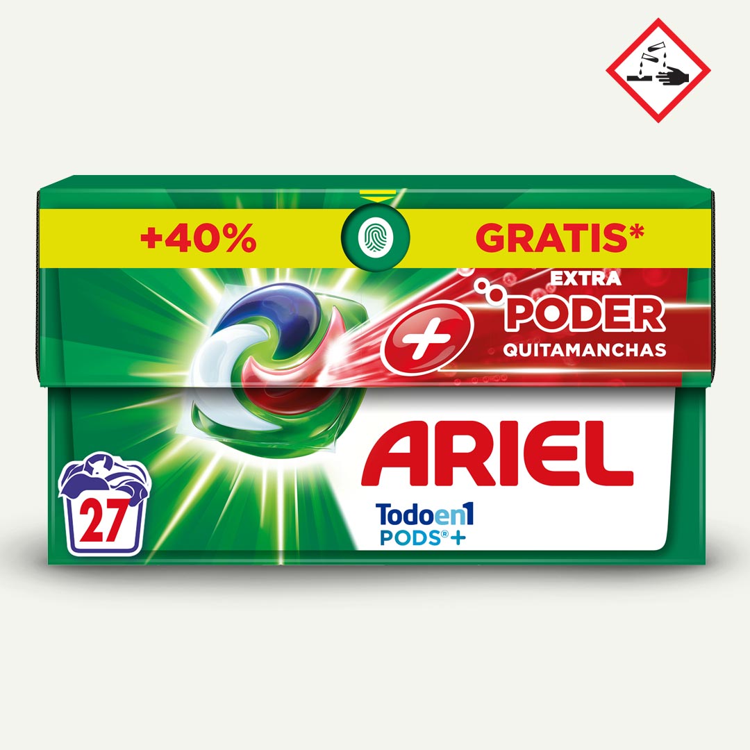 DETERGENTE EXTRA PODER ARIEL 26 CAPSULAS