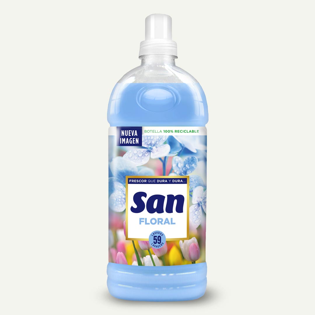 SUAVIZANTE FLORAL AZUL 1.5L SAN 59 LAVADOS