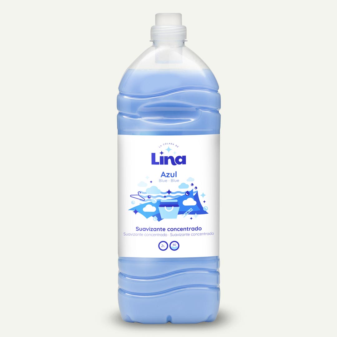 SUAVIZANTE AZUL LINA 80 LAVADOS