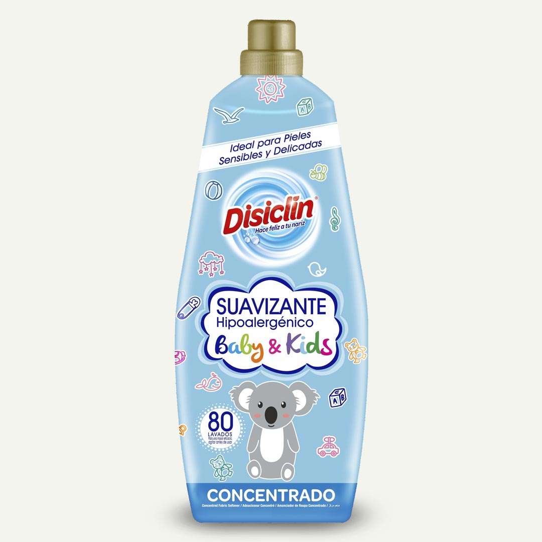 SUAVIZANTE BABY & KIDS HIPOALERGENICO DISICLIN 80 LAVADOS