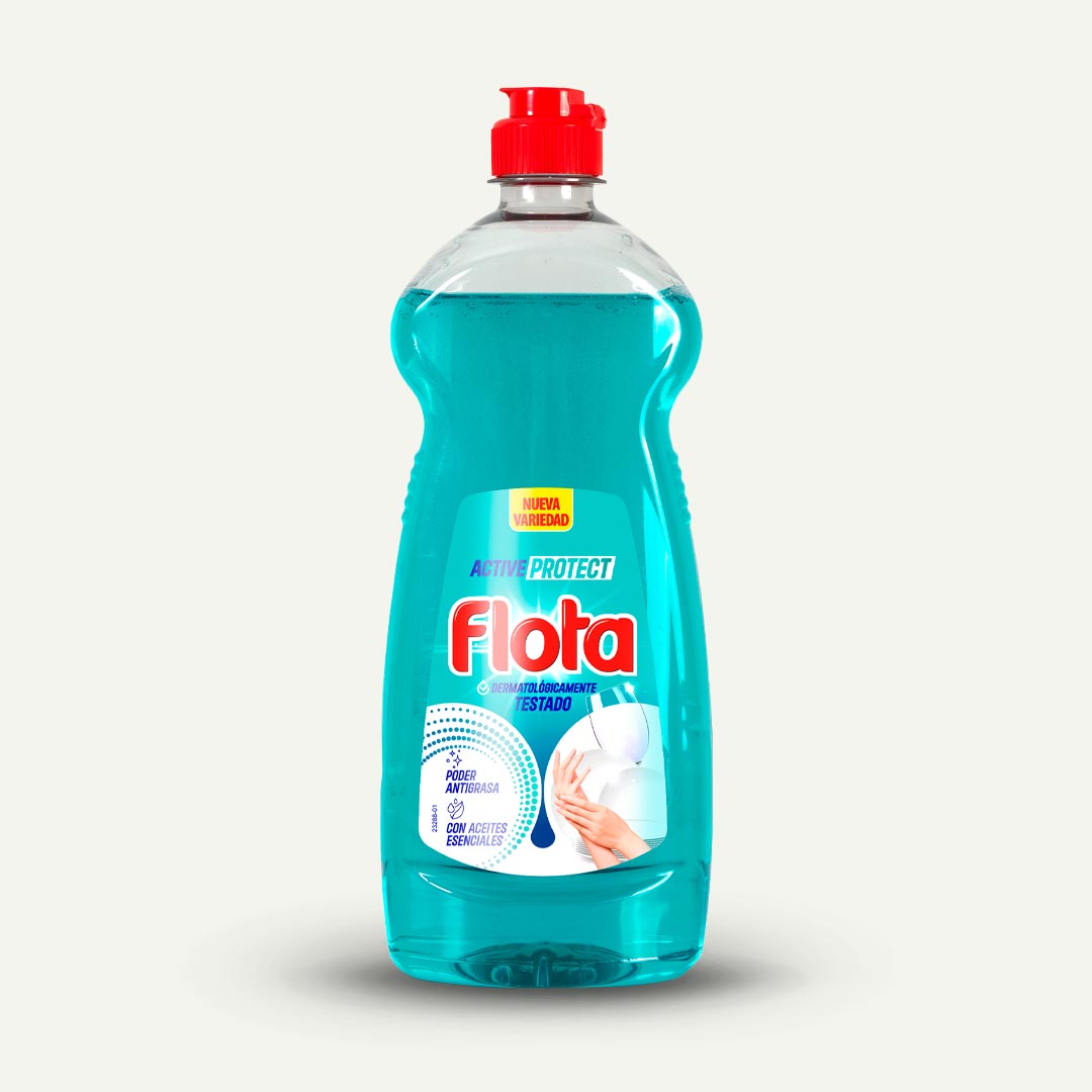 LAVAVAJILLAS A MANO ACTIVE PROTEC FLOTA 750ML