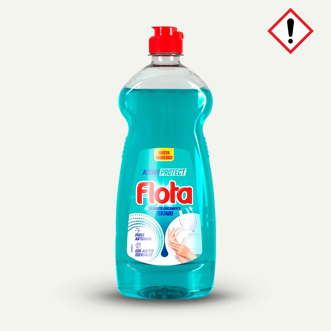 LAVAVAJILLAS A MANO ACTIVE PROTEC FLOTA 750ML