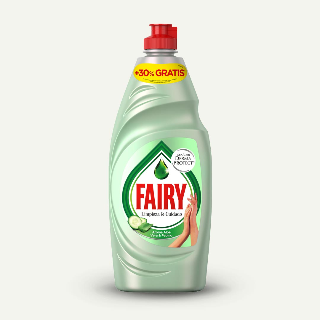 LAVAVAJILLAS ALOE VERA Y PEPINO FAIRY 520ML