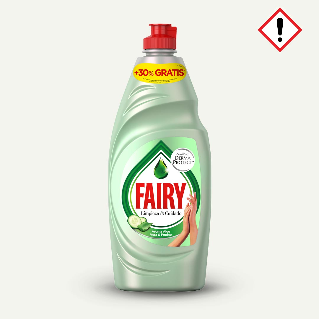 LAVAVAJILLAS ALOE VERA Y PEPINO FAIRY 520ML