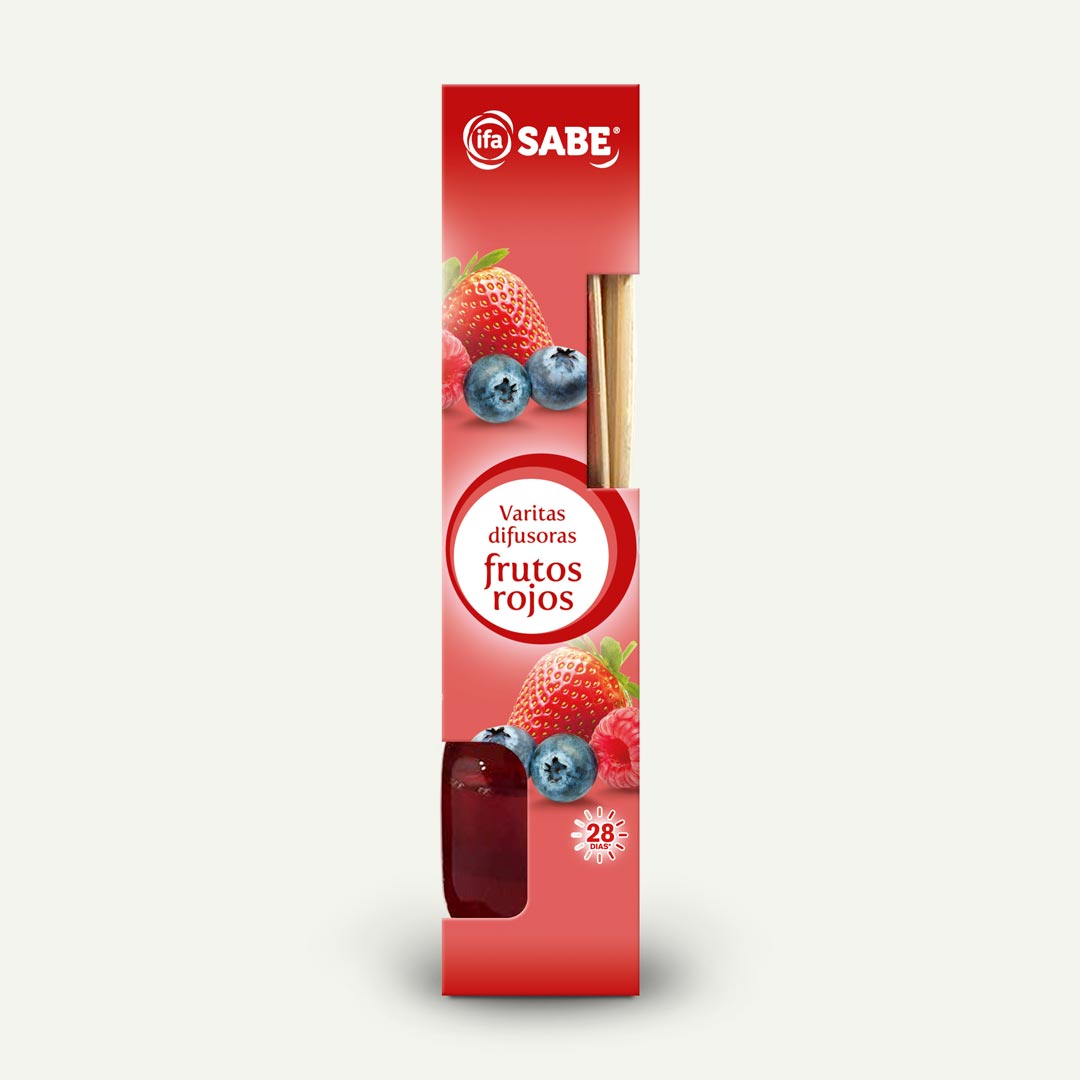 AMBIENTADOR DE VARITAS FRUTOS ROJOS IFA SABE 40ML