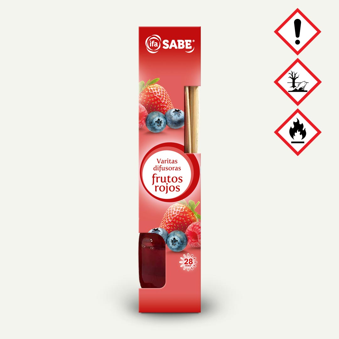 AMBIENTADOR DE VARITAS FRUTOS ROJOS IFA SABE 40ML