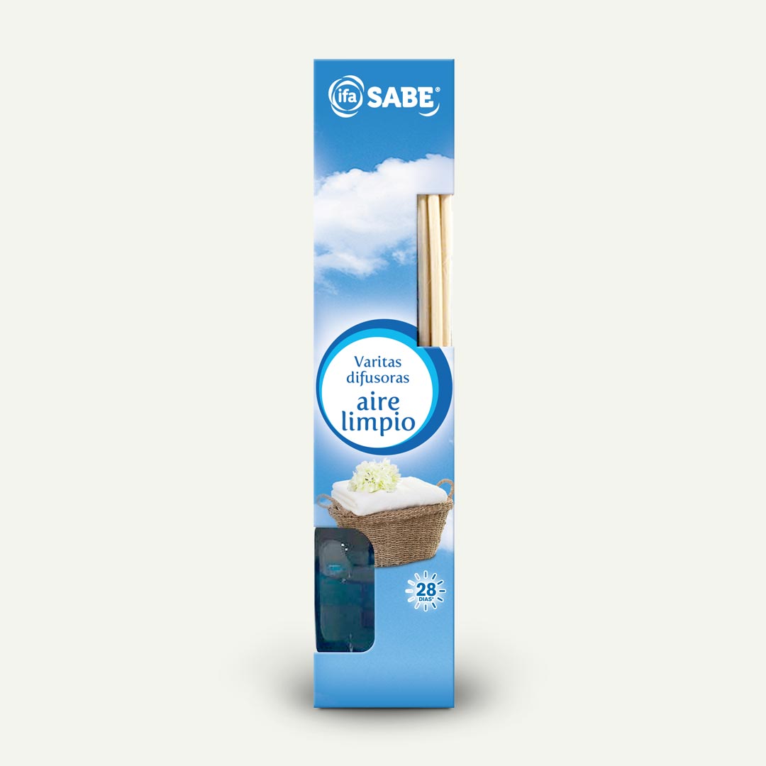 AMBIENTADOR DE VARITAS AIRE LIMPIO IFA SABE 40ML