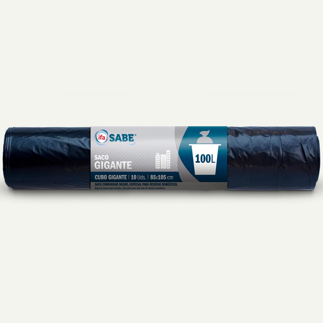 BOLSA BASURA COMUNIDAD 85X105CM 100L IFA SABE 10U