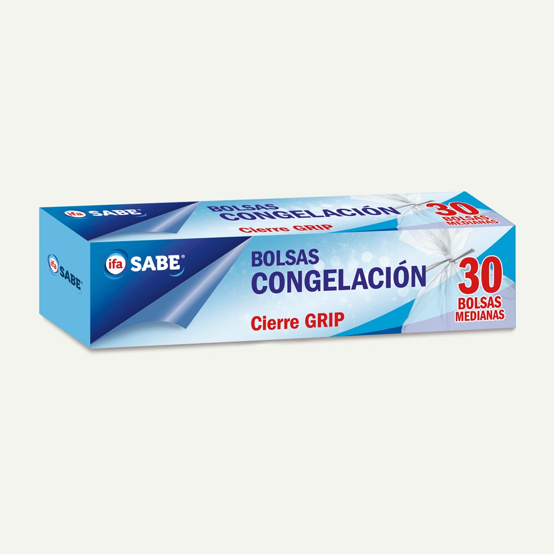 BOLSA CONGELACION CIERRE GRIP 22X35CM IFA SABE 30U