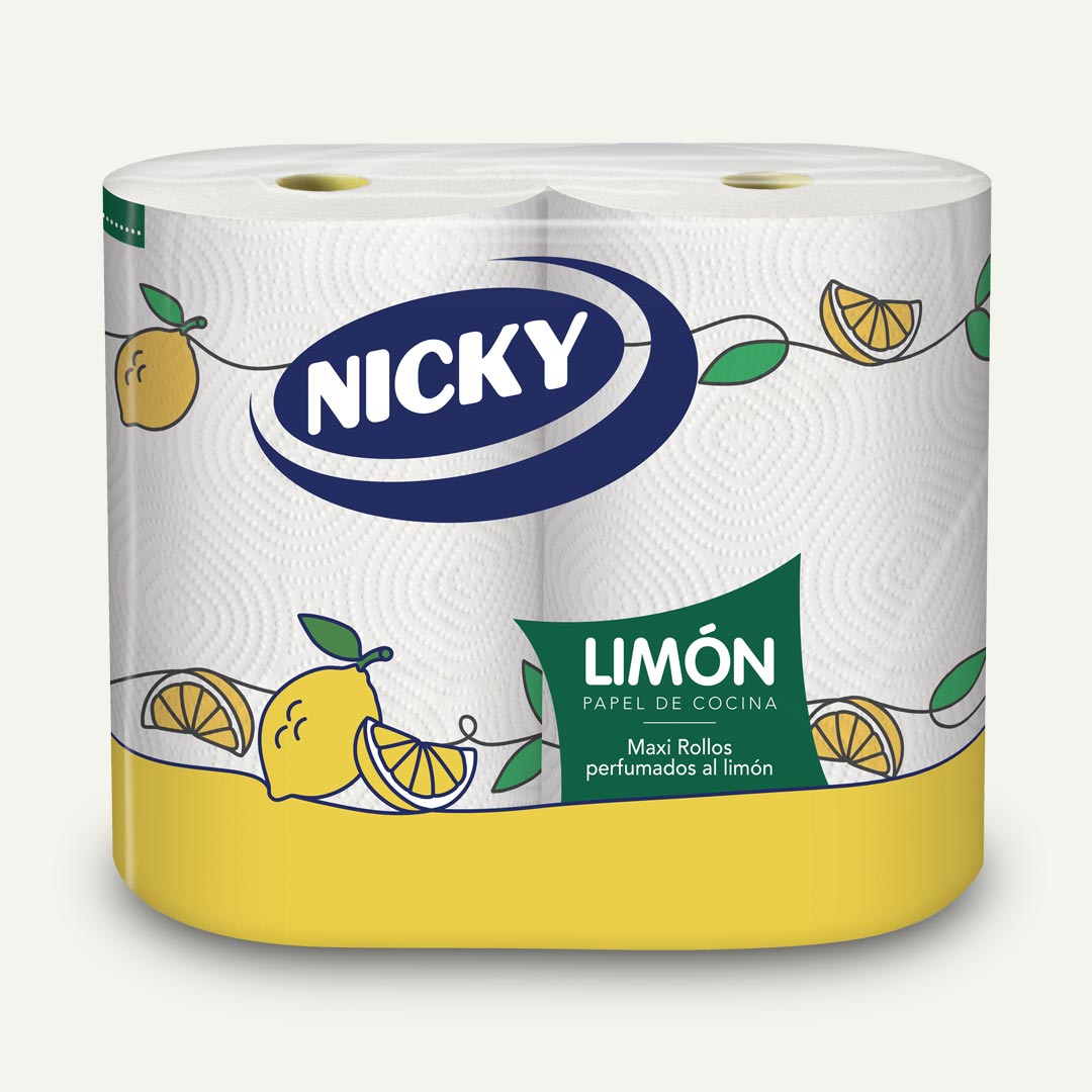 PAPEL COCINA MAXI LIMON 200 SERVICIOS NICKY 2R