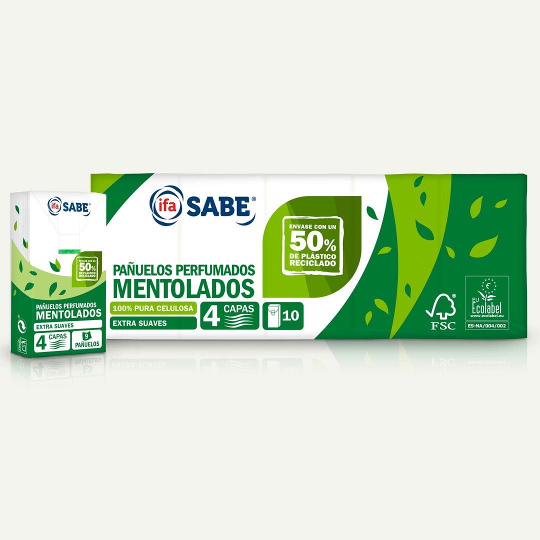 PAÑUELO BLANCO 4 CAPAS PERFUMADO 9U IFA SABE P-10