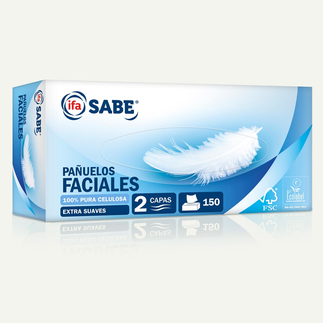 PAÑUELO FACIAL 2 CAPAS IFA SABE 150U