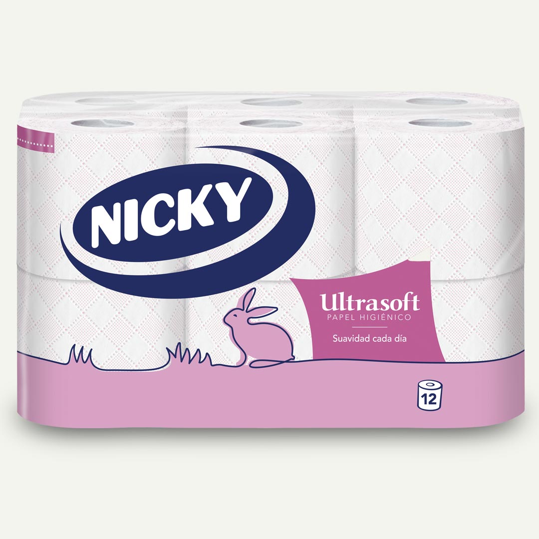 PAPEL HIGIENICO PERFUMADO NICKY 12R