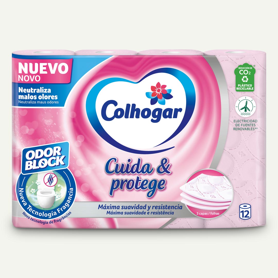 PAPEL HIGIENICO PROTECT CON AROMA COLHOGAR 12R